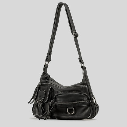 Distressed Leather Shoulder bag