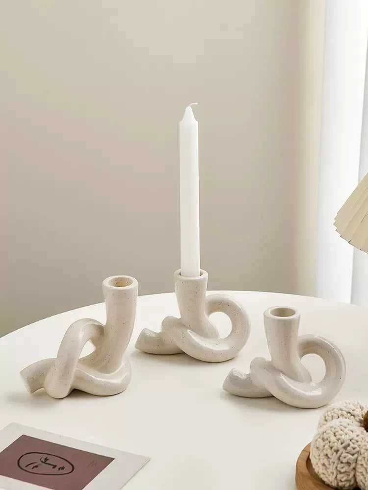 Handcrafted Knot Candle Holder