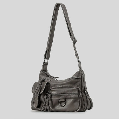 Distressed Leather Shoulder bag