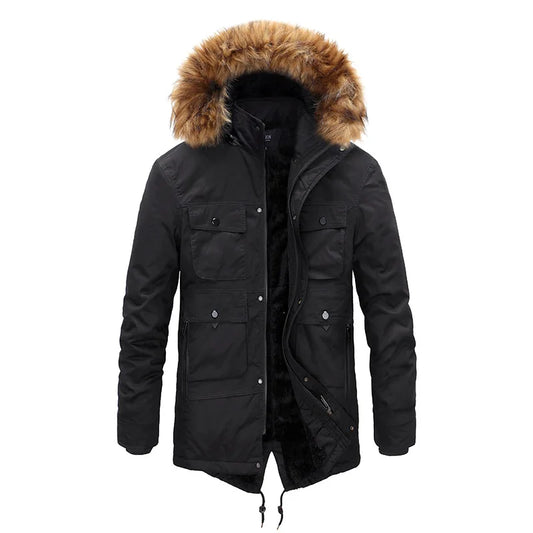 Alpine Voyager Fur-Lined Coat