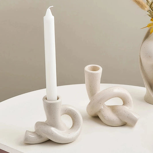 Handcrafted Knot Candle Holder